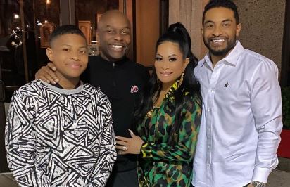 Charlene Bonnie Vincent Lui daughter Jen Shah with her husband and children